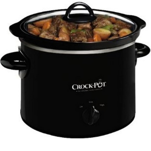 Crock-Pot Small 2 Quart Round Manual Slow Cooker, Black (SCR200-B) - Picture 3 of 10